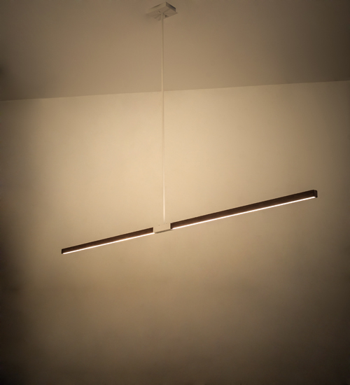 183193 120 in. Trax Oblong Pendant - Chocolate & White