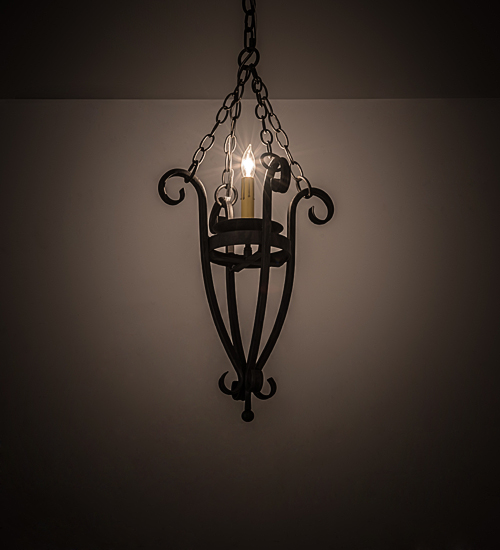 190262 12.5 in. Costello Pendant - Black