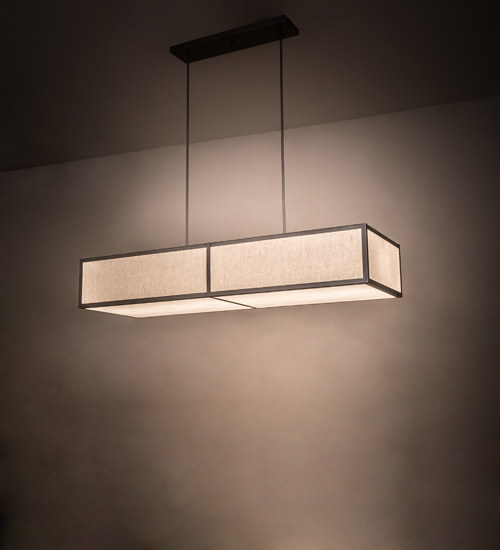 178216 72 in. Quadrato Oblong Pendant - Nickel