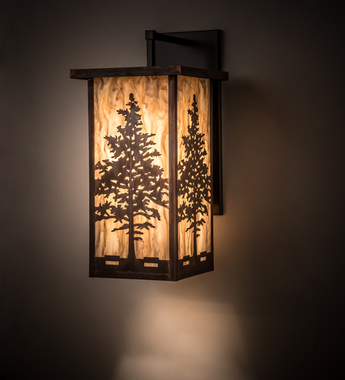 190095 14 in. Tamarack Wall Sconce - Vintage Copper