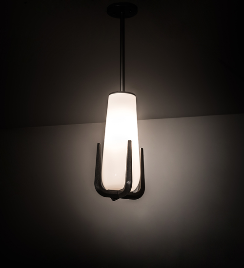 8 in. Blumenklaue Mini Pendant - Brushed Nickel