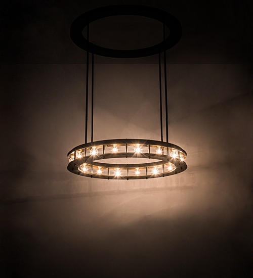 191696 49 in. Alva Cilindro Pendant - Black