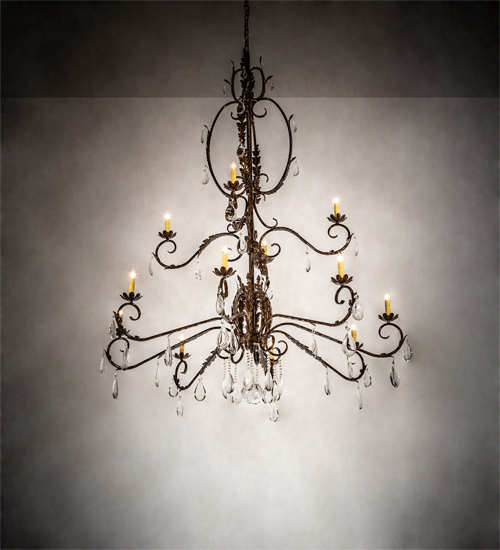 211101 56 in. Valentina Chandelier - Oxide Bronze