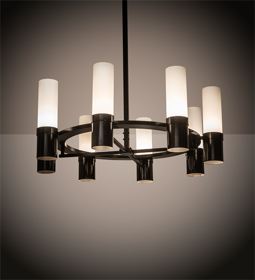214875 62 in. Farmington 8 Light Chandelier - Timeless Bronze