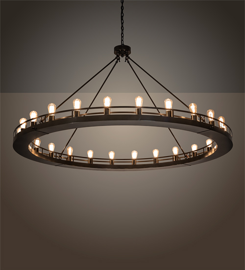 211565 72 in. Barbury 24 Light Chandelier - Timeless Bronze