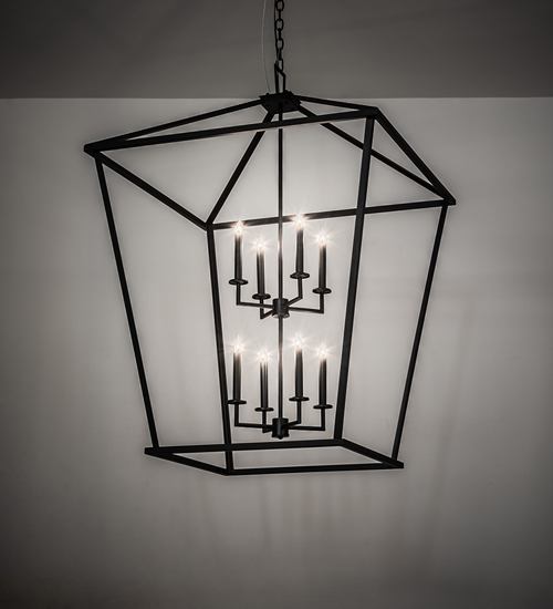 215229 36 in. Kitzi Tapered Pendant - Textured Black