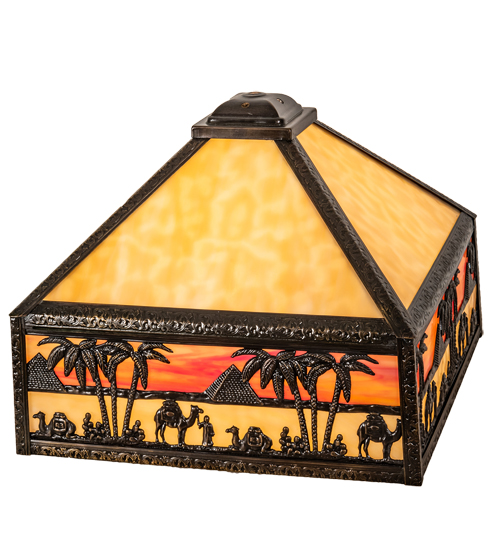 217638 13 in. Camel Mission Shade
