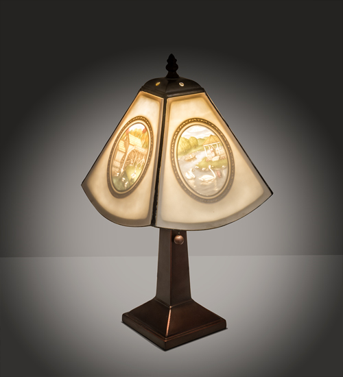 218414 17 in. Lithophane Americana Accent Lamp