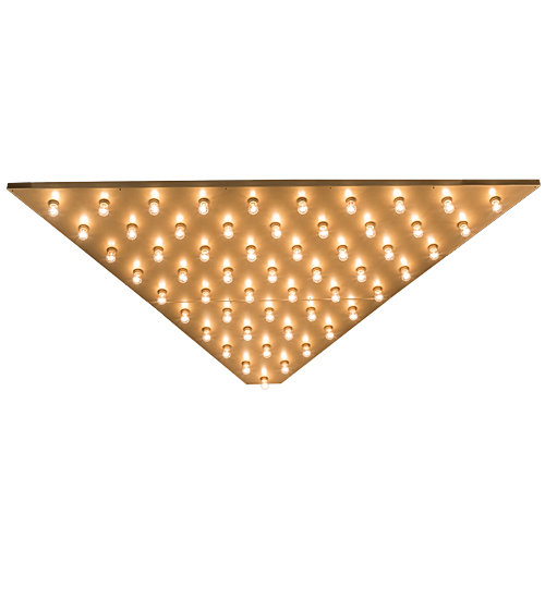 191489 98 in. Triantan 55 Light Flushmount - Gold