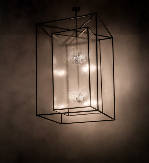 192632 48 in. Kitzi Box Pendant - Timeless Bronze