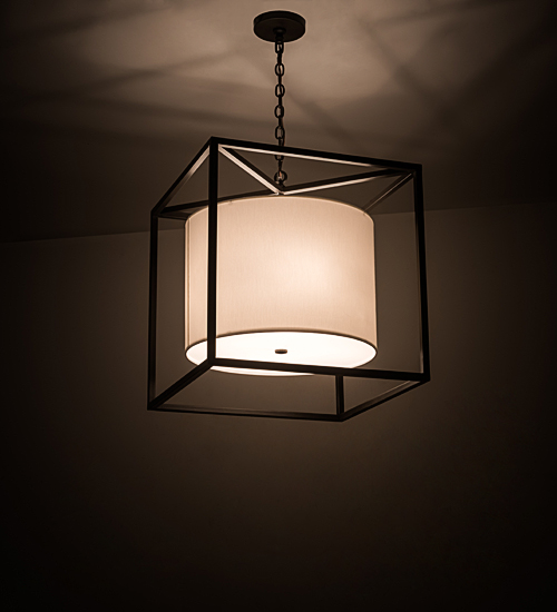 187564 24 in. Kitzi Cilindro Pendant - Timeless Bronze