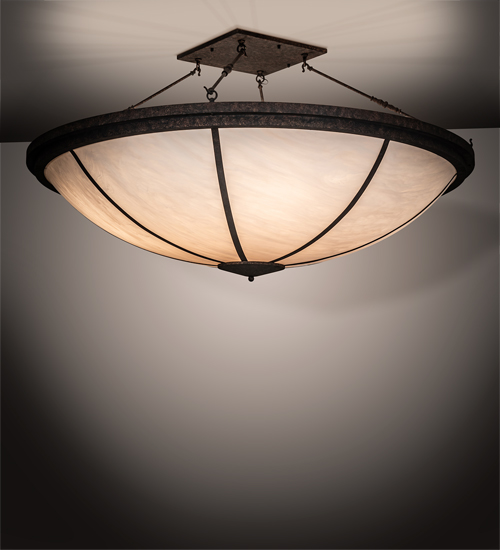 218366 72 in. Commerce Semi-Flushmount - Rococco Finish