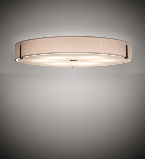 203384 30 in. Cilindro Flushmount - Smoke