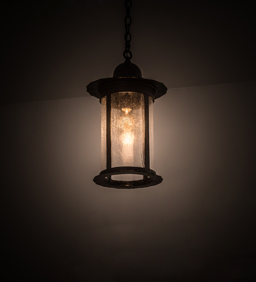 192813 12 in. Cimelio Pendant - Black & Seedy