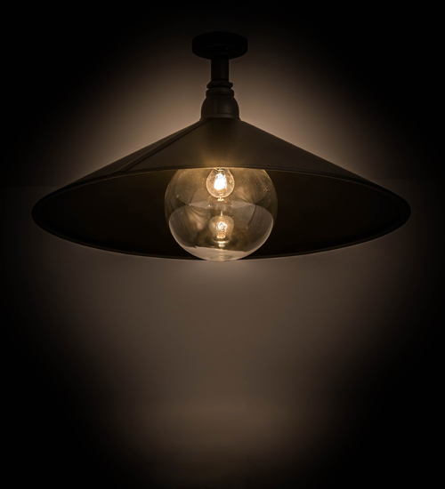 178006 39 in. Toledo Pendant - Black & Clear
