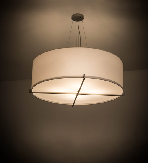 178683 36 in. Cilindro Structure Pendant - Nickel