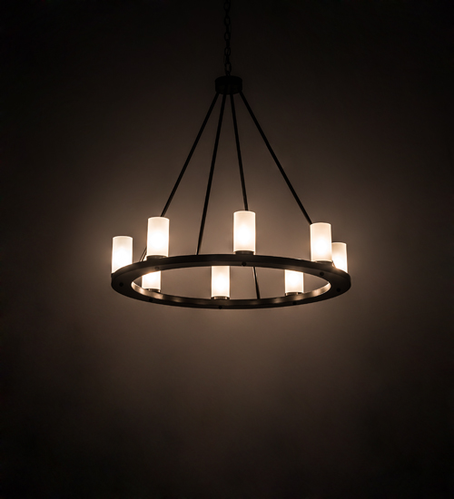 194762 36 in. Loxley 8 Light Chandelier - Timeless Bronze