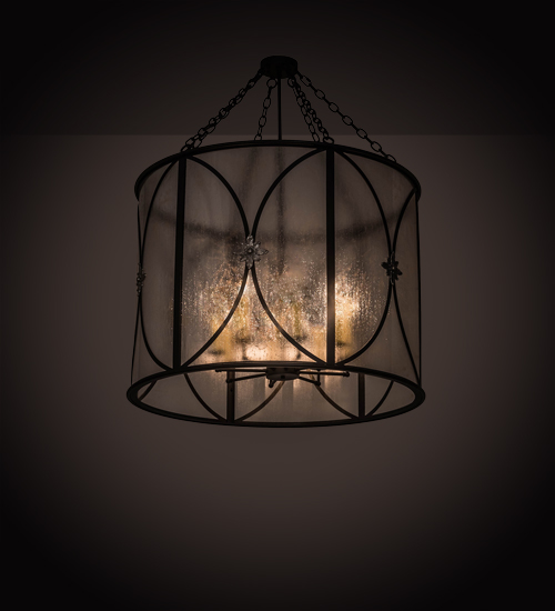 200401 36.5 in. Penelope 8 Light Pendant - Nickel