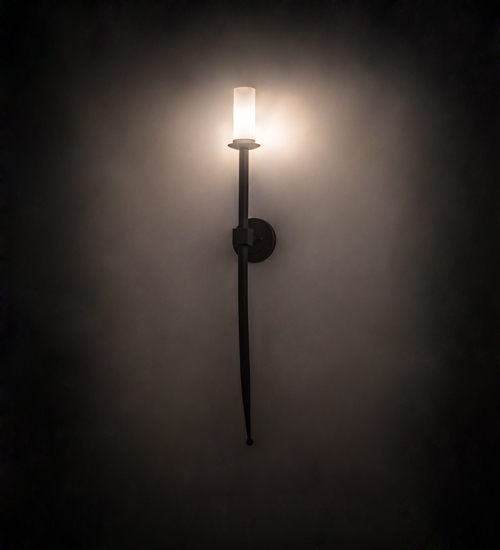 171231 6 in. Bechar Wall Sconce - Wrought Iron