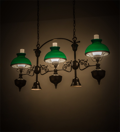 48 in. Sunbury 3 Light Island Pendant - Bronze