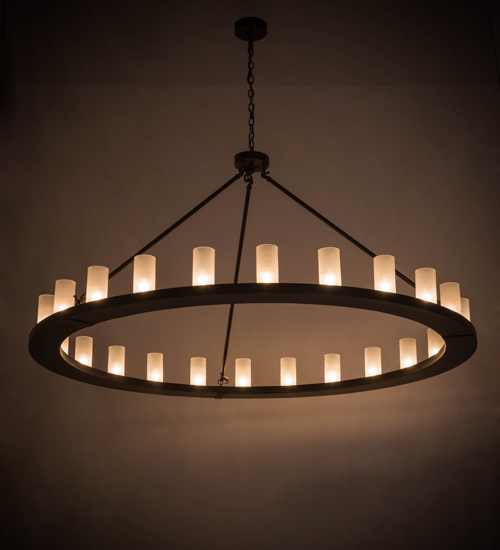 72 in. Loxley 24 Light Chandelier - Timeless Bronze