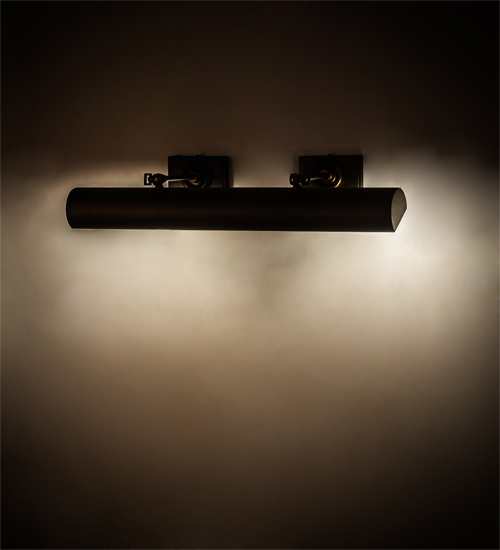 192138 24 in. Kromme Picture Light Wall Sconce - Antique Copper
