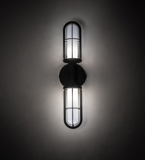 213449 5 in. Jaula Wall Sconce - Flat Black