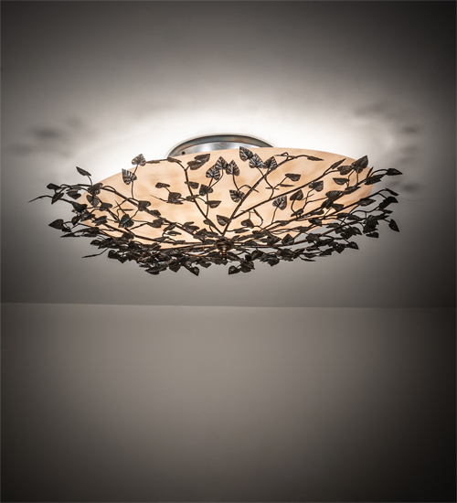 213708 55 in. Espe Semi-Flushmount - Dark Burnished Antique Copper