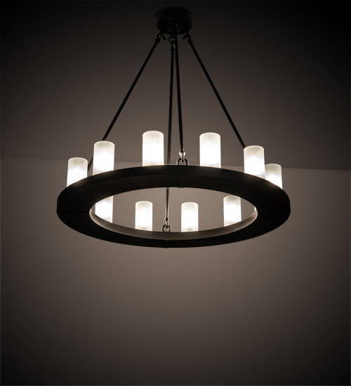 219660 36 in. Wide Loxley 12 Light Chandelier