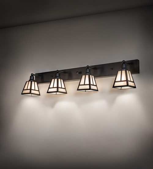 221340 52 in. Wide T Mission 4 Vanity Light