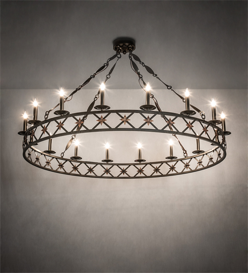 218058 53 in. Wide Kingsbridge 16 Light Chandelier