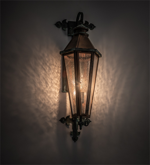 217967 8 in. Wide Millesime Lantern Wall Sconce