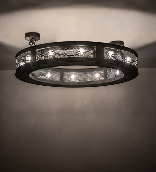 202728 48 in. Wide Mountain Range Chandelier