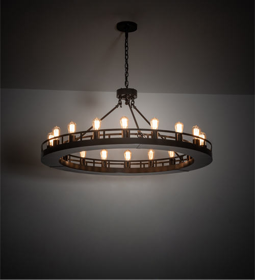 220284 48 in. Wide Barbury 18 Light Pendant