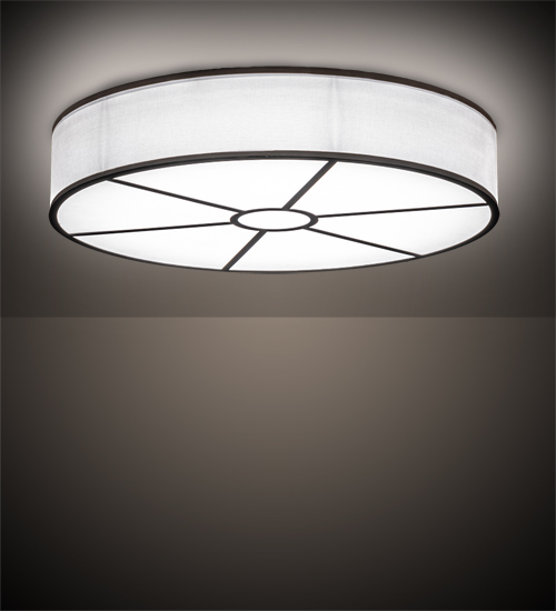 221522 36 in. Wide Cilindro Textrene Flushmount