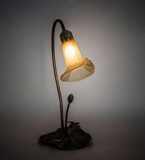 Picture of Meyda 226297 16 in. High Amber Pond Lily Accent Lamp