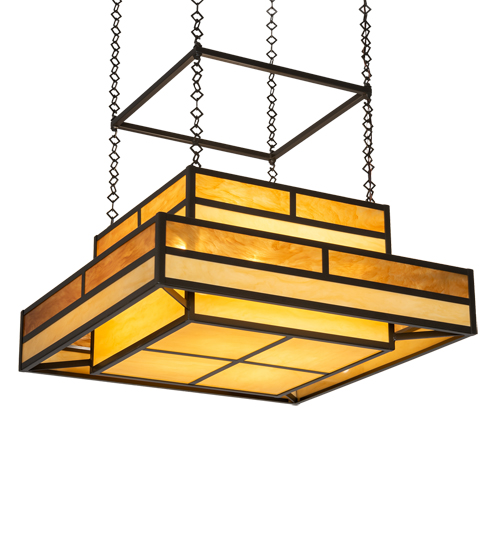 223100 36 in. Square Hyde Park T Mission Pendant