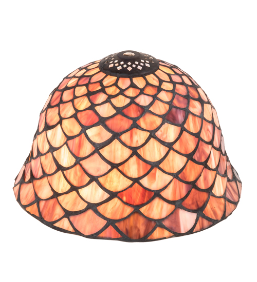 65167 8.5 in. Wide Fishscale Shade