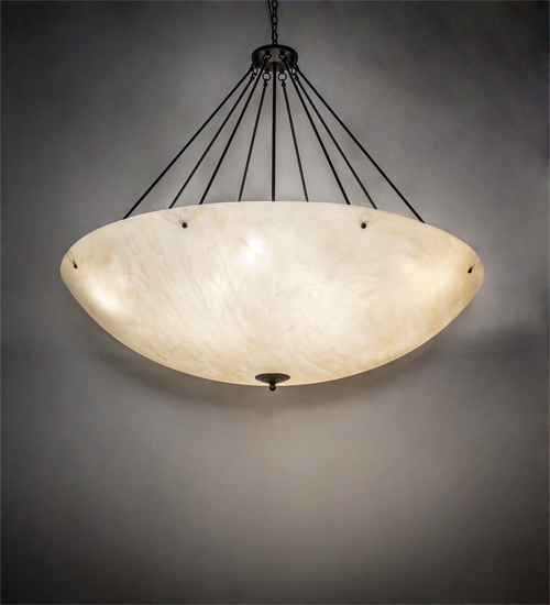 225606 60 in. Wide Madison Inverted Pendant, Beige