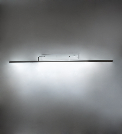 118 in. Kromme Picture Light Wall Sconce Light - White