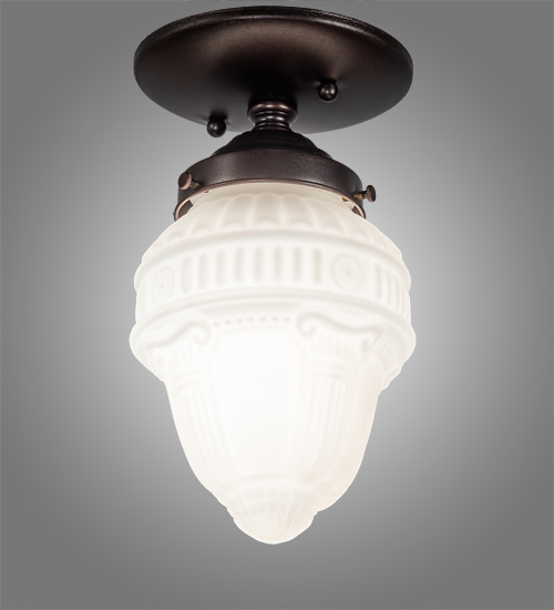 Picture of Meyda Tiffany 231008 5 in. Colonnade Flushmount Light - White
