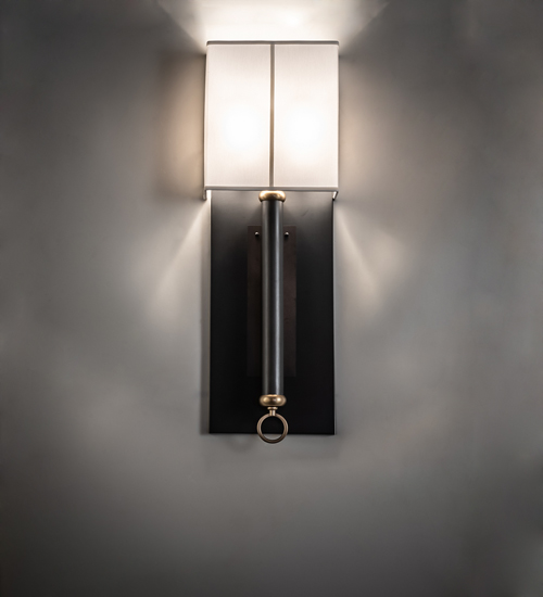 12 in. Richland Wall Sconce Light - White