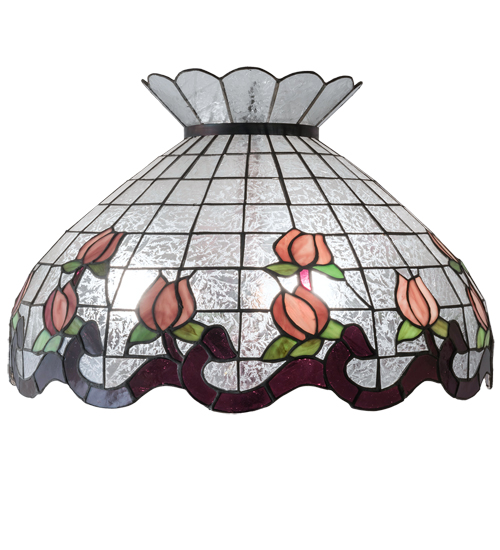 14070 20 in. Wide Roseborder Shade Light