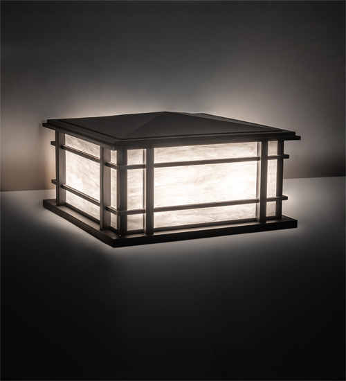 224147 26 in. Square Rochester Pier Mount Light