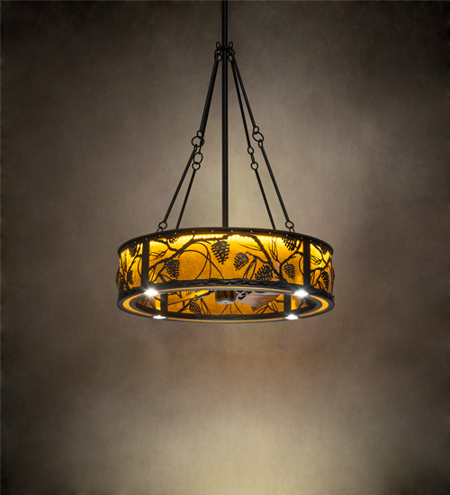 224752 36 in. Wide Whispering Pines Chandel-Air Light