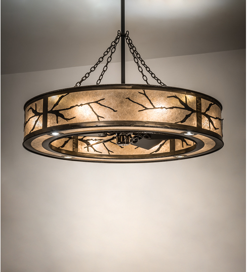 224912 50 in. Wide Fulton Branches Chandel-Air Light