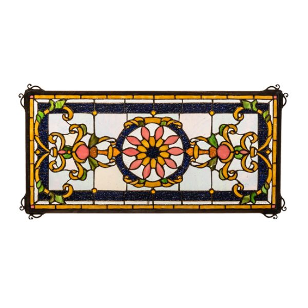 232846 25 x 12 in. Emma Stained Glass Window