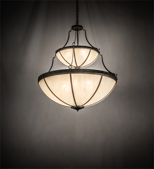 232902 35 in. Wide Carousel Two Tier Ceiling Pendant Fixtures