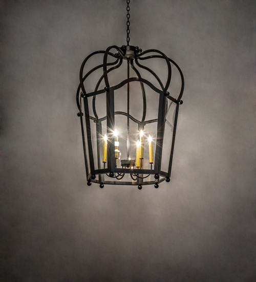 233011 32 in. Wide Citadel 6 Light Ceiling Pendant Fixtures