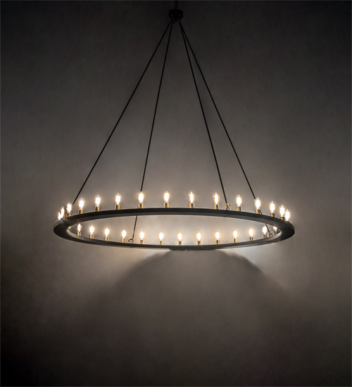 233791 94 in. Wide Loxley 32 Light Chandelier